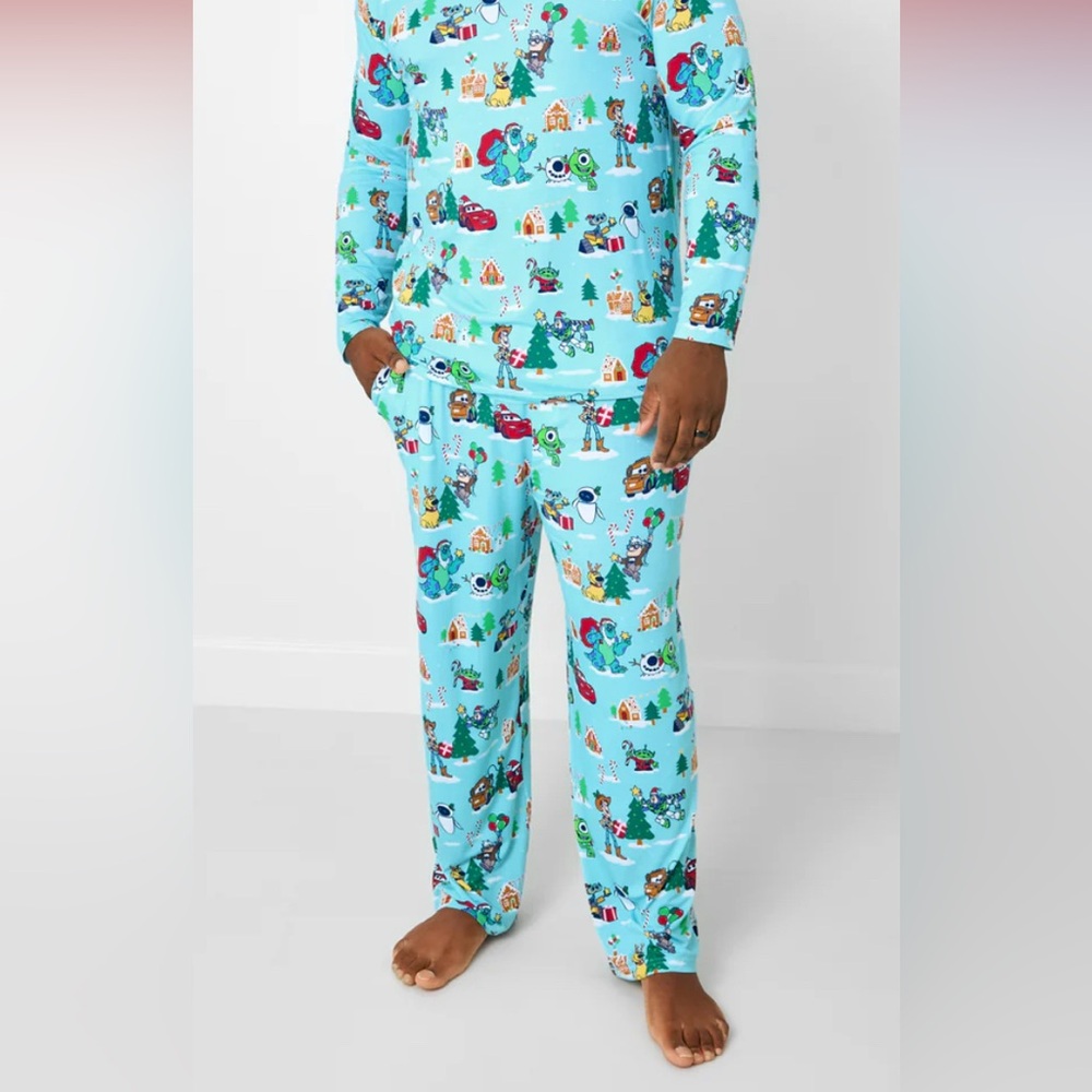 Little Sleepies Disney Pixar Christmas Village Pajama pants XS